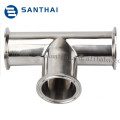 3A,DIN,SMS welded clamped threaded Food grade stainless steel pipe fitting sanitary tee